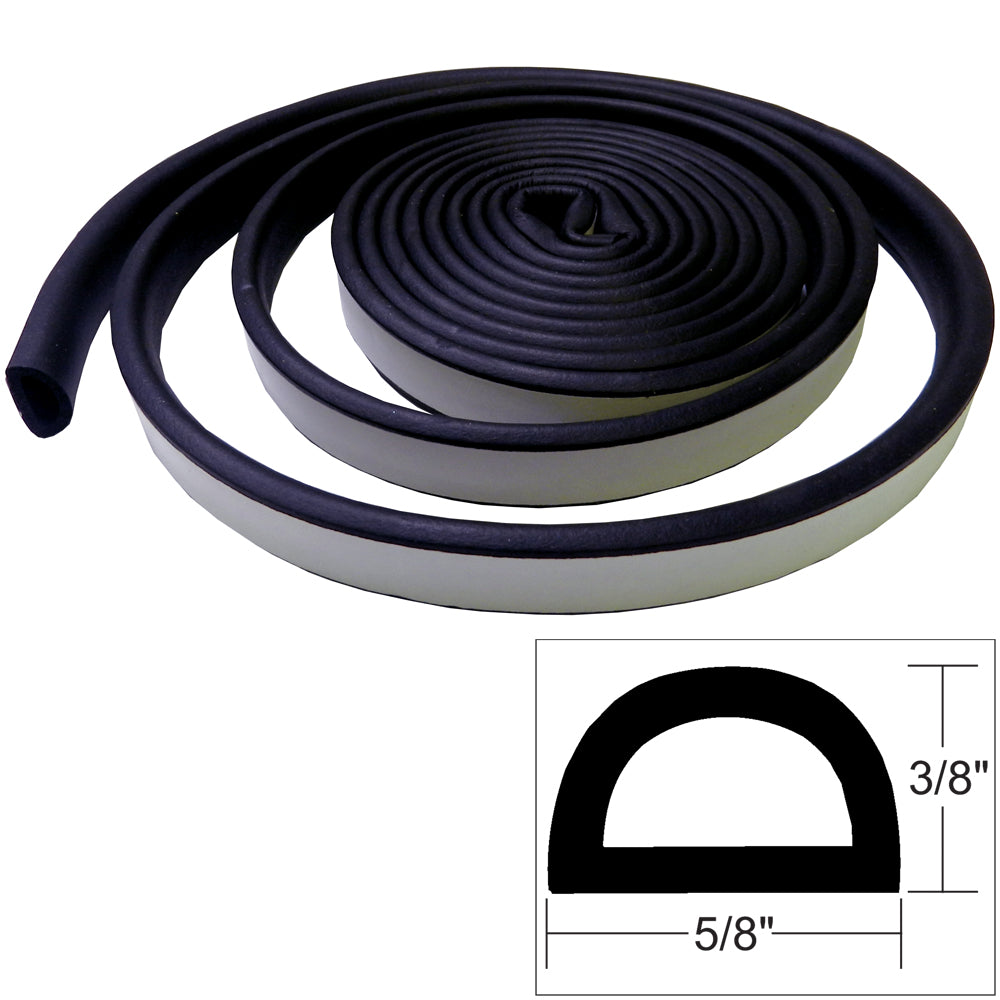 TACO Weather Seal - 10'L x 3/8"H x "W - Black [V30-0109B10-1]