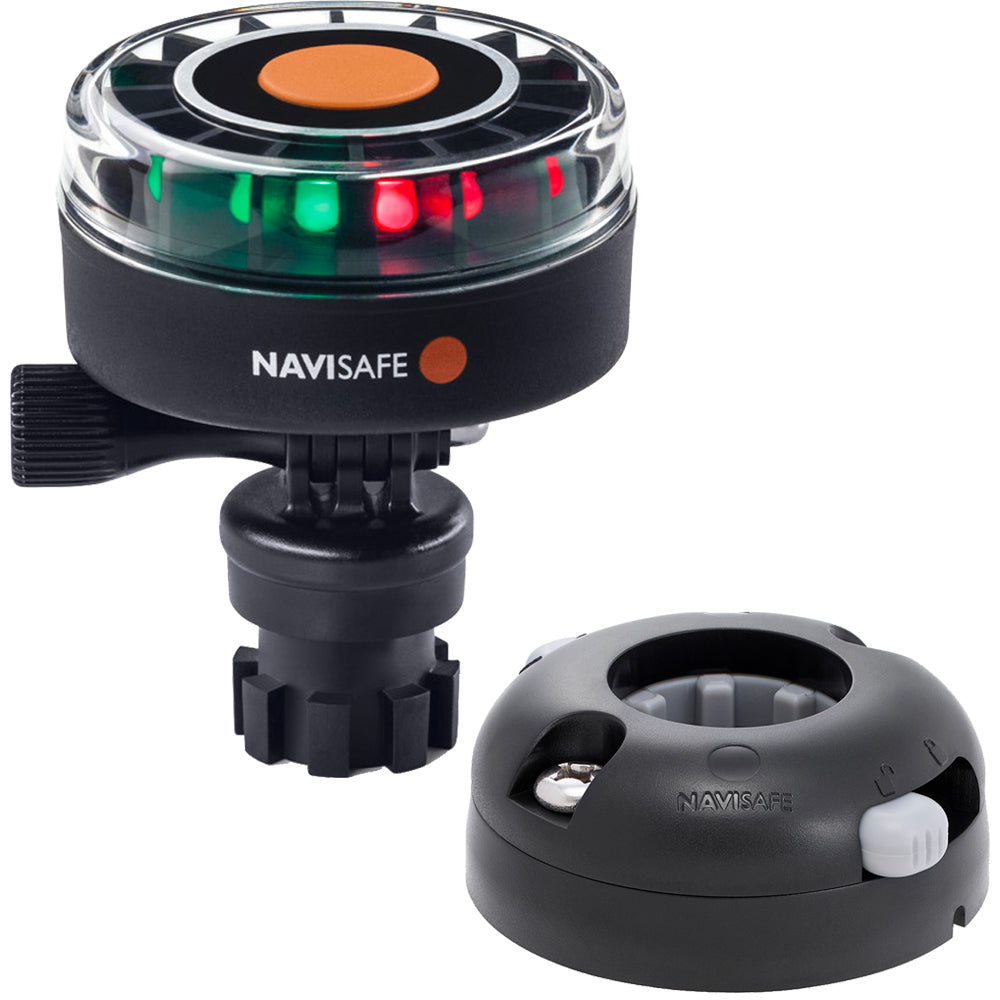 Navisafe Navilight 2NM Tricolor w/Navimount Base  Horizontal Mount - Black [340KIT7]