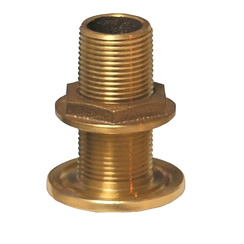 GROCO 2" NPS NPT Combo Bronze Thru-Hull Fitting w/Nut [TH-2000-W]