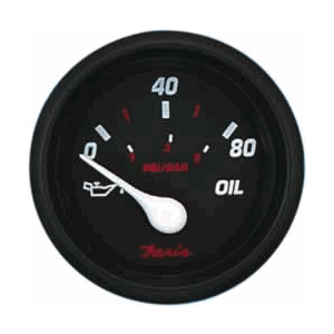 Faria Professional Red 2" Oil Pressure Gauge [14602]