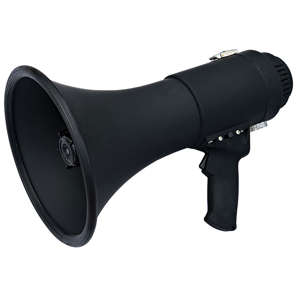 Speco All-Black Deluxe Megaphone w/Siren - 15W [ER370B]