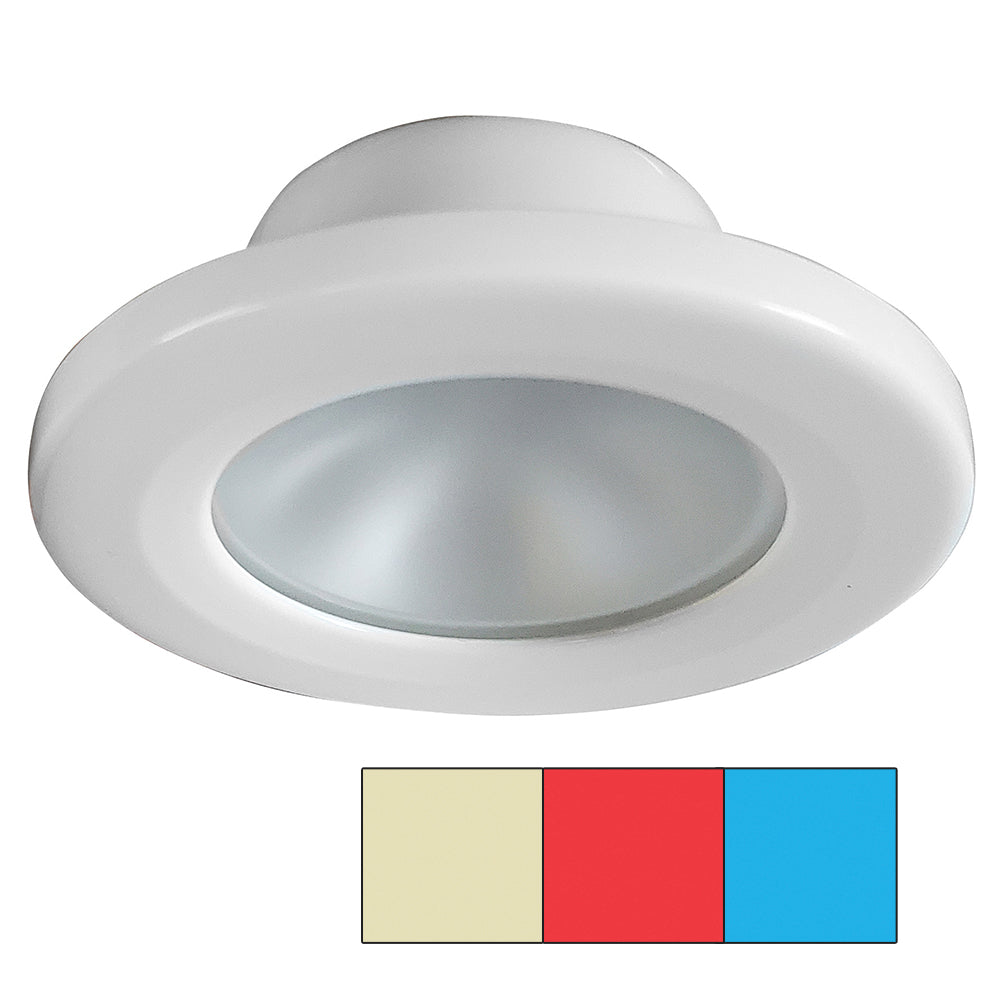 i2Systems Apeiron A3120 Screw Mount Light - Red, Warm White  Blue - White Finish [A3120Z-31HCE]