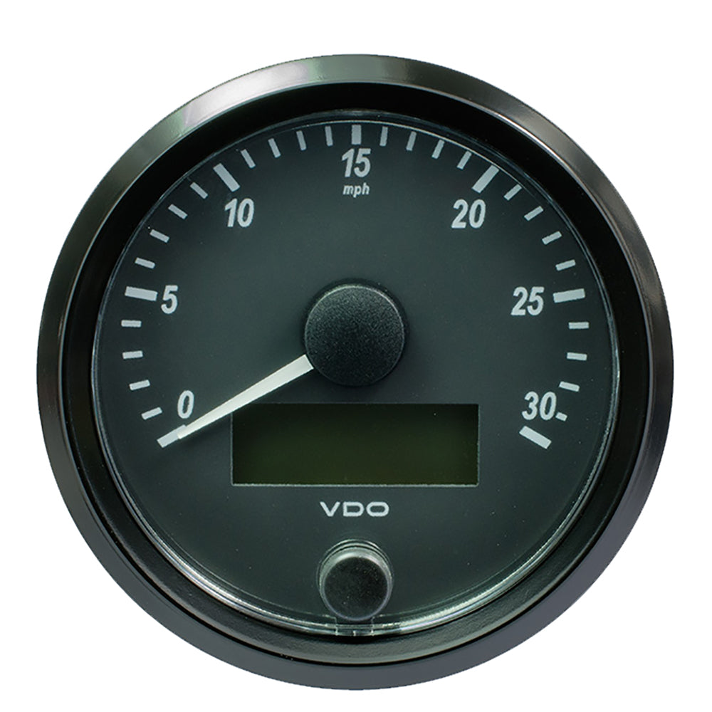 VDO SingleViu 80mm (3-1/8") Speedometer - 30 MPH [A2C3832880030]