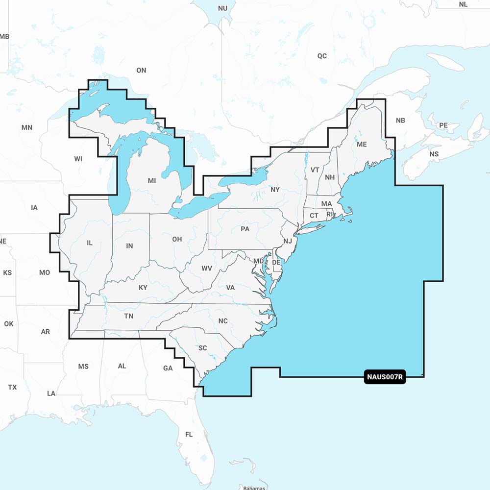 Navionics NAUS007R - U.S. East - Navionics+ [010-C1370-30]