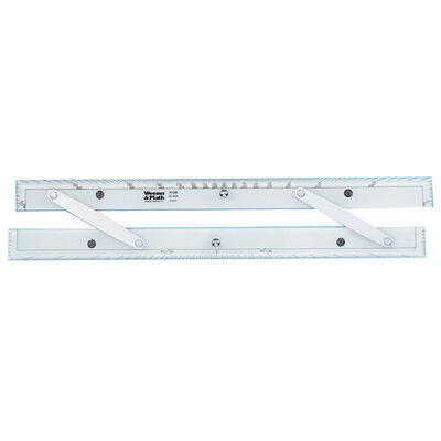 Aluminum Arm Parallel Ruler, 18"