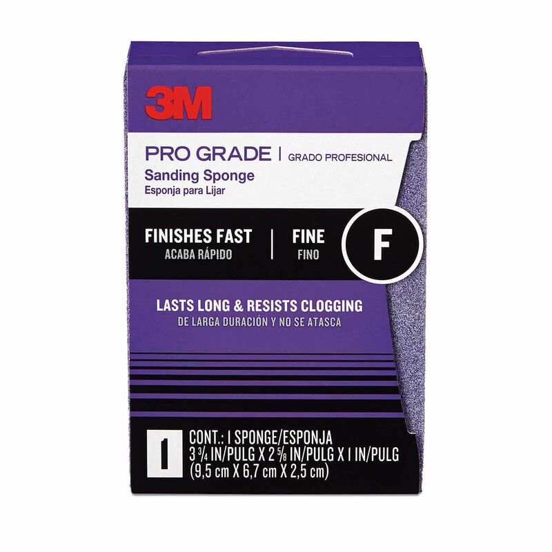 3M Hand Sanding Sponge, Fine